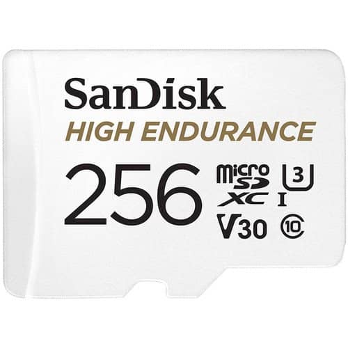 SanDisk High Endurance 256GB microSDHC UHS-I 100MB/s Memory Card - V30
