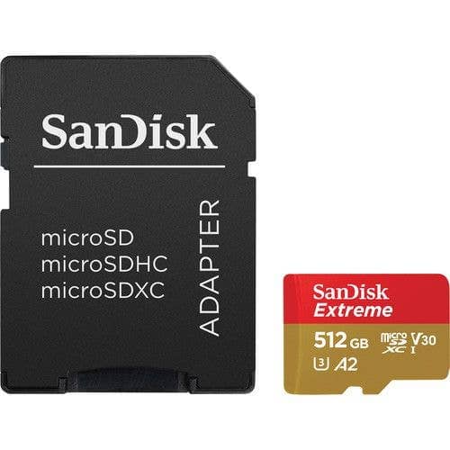 SanDisk Extreme PRO 512GB MicroSDXC UHS-I 160MB/s Memory Card - V30
