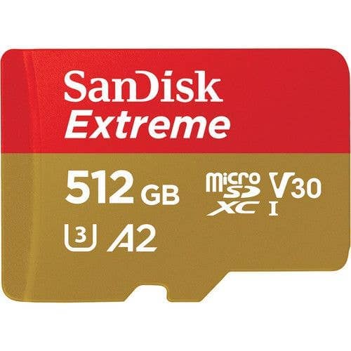 SanDisk Extreme PRO 512GB MicroSDXC UHS-I 160MB/s Memory Card - V30

