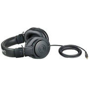 Audio-Technica ATH-M20x/1.2m Short Cable Version - Studio Closed Back Phones With 40mm Drivers