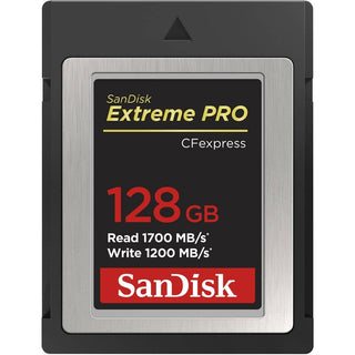 SanDisk Extreme PRO 128GB CFexpress Type B 1700MB/s Memory Card