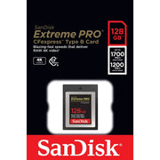 SanDisk Extreme PRO 128GB CFexpress Type B 1700MB/s Memory Card