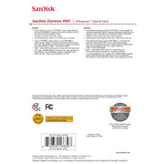 SanDisk Extreme PRO 128GB CFexpress Type B 1700MB/s Memory Card