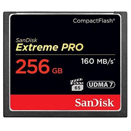 SanDisk Extreme PRO 256GB Compact Flash 160MB/s Memory Card