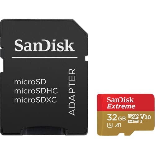 SanDisk Extreme 32GB microSDHC UHS-I 160MB/s Memory Card - V30
