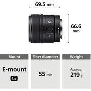 Sony E 15mm F1.4 G Lens