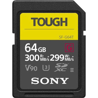 Sony Tough Series 64GB SDXC UHS-II 300MB/s Memory Card - V90