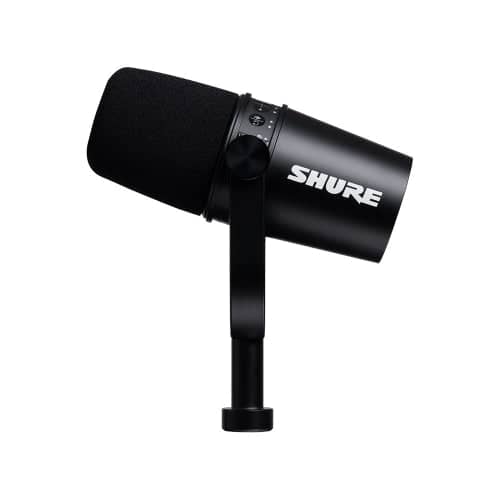 Shure Motiv MV7 Podcast Microphone w/ XLR, USB & Headphone Black
