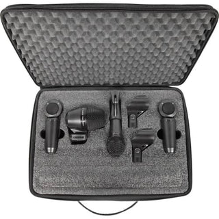 Shure PGA 4pce Studio Mic Kit 1x PGA52, 1x PGA57, 2x PGA181 Adapters, Cables & Carry Case