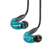 Shure Stereo In-ear Translucent Blue Sound Isolating Earphones, Special Edition Packaging