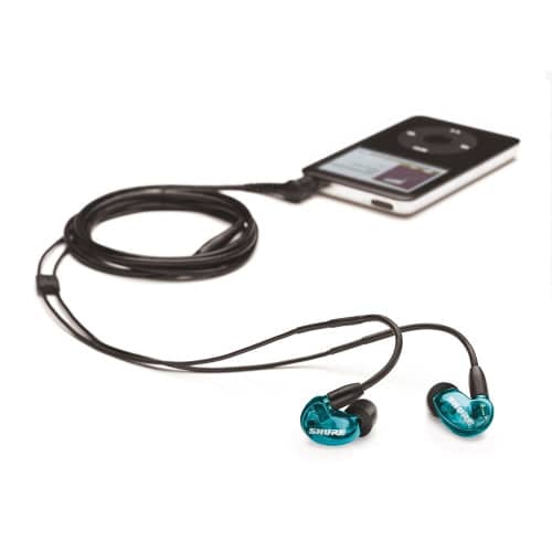 Shure Stereo In-ear Translucent Blue Sound Isolating Earphones