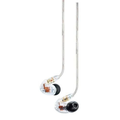 Shure Stereo In-ear Clear Earphones, Sound Isolating 3.5mm EAC64 cable