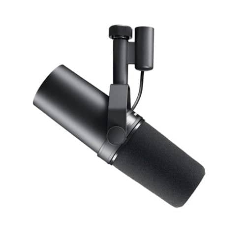 Shure Microphone Dynamic Lo Z Broadcast Voice Over Cardioid Switchable Response