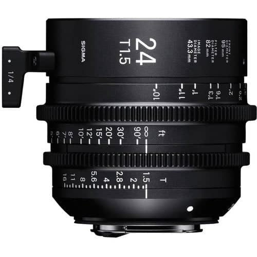 Sigma 24mm T1.5 Cine Lens for PL Mount