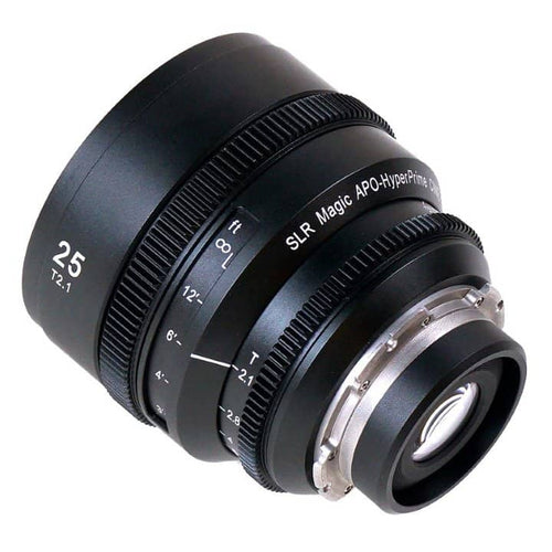 SLR Magic APO Hyperprime Cine 25mm, 50mm, 85mm Set for Canon EF Mount
