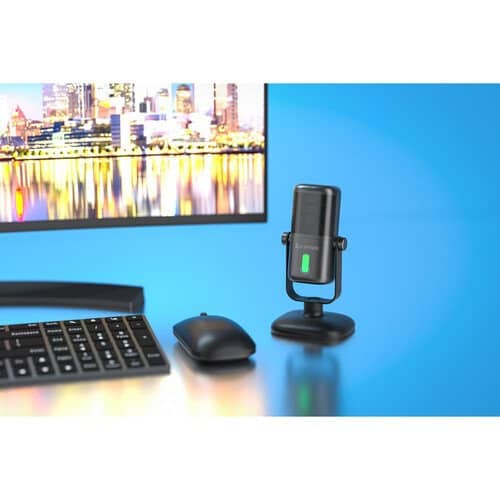 Saramonic SR-MV2000 Large-Diaphragm Cardioid USB Microphone for Computers and USB Type-C Mobile Devices