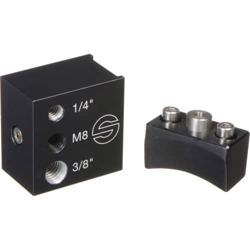 Sachtler Accessory mount with 1/4 in, M8, 3/8 in tap holes