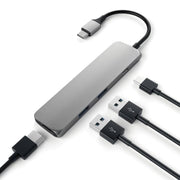 Satechi Slim USB-C Multiport Adapter (V1) (Space Grey)