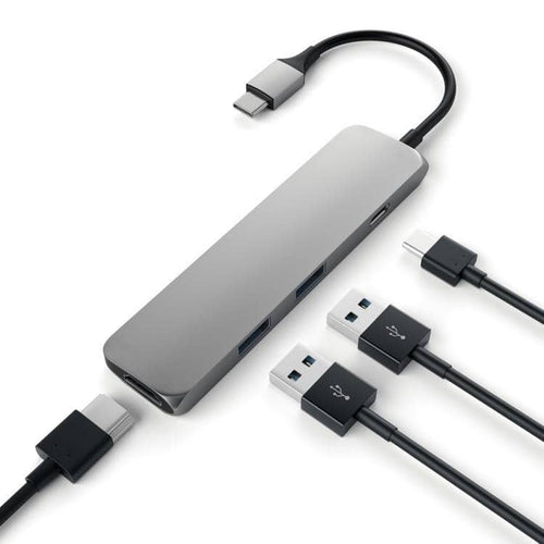 Satechi Slim USB-C Multiport Adapter (V1) (Space Grey)