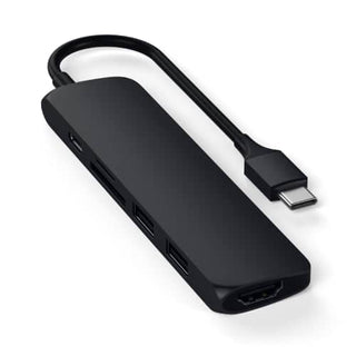 Satechi Slim USB-C Multiport Adapter (V2) (Black)