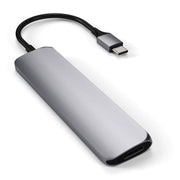 Satechi Slim USB-C Multiport Adapter (V2) (Space Grey)