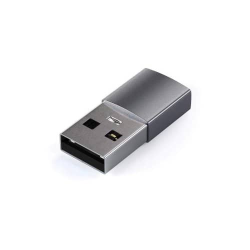 Satechi Aluminium USB-A to USB-C Adapter - Silver
