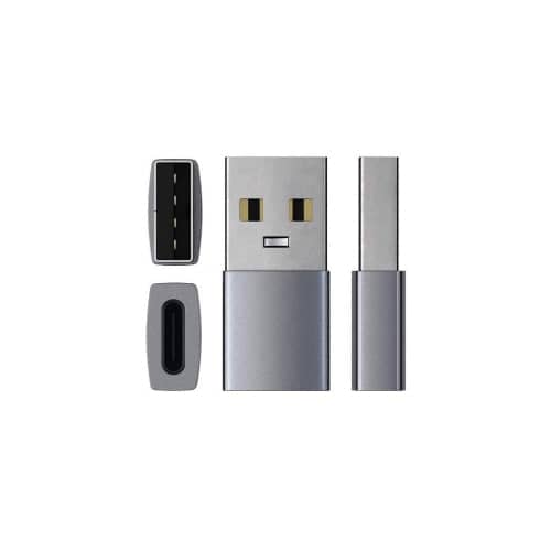 Satechi Aluminium USB-A to USB-C Adapter - Silver