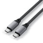 Satechi USB-C to USB-C Short Cable 25cm (Space Grey)