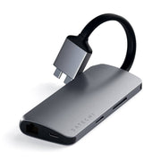 Satechi USB-C Dual Multimedia Adapter (Space Grey)