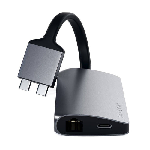 Satechi USB-C Dual Multimedia Adapter (Space Grey)