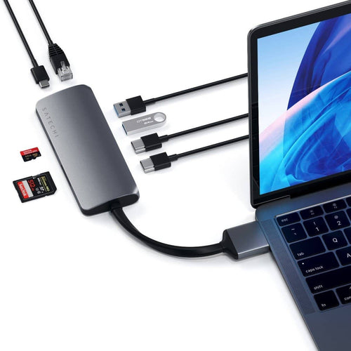 Satechi USB-C Dual Multimedia Adapter (Space Grey)