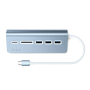 Satechi USB-C Aluminium USB Hub & Card Reader (Blue)
