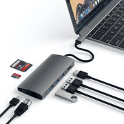 Satechi USB-C Multi-Port Adapter 4K HDMI w/ Ethernet V2 (Space Grey)