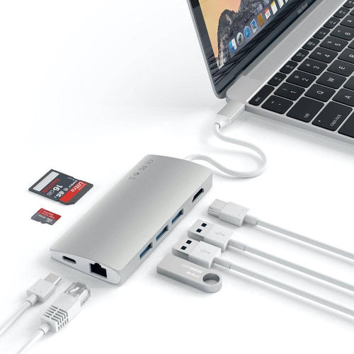 Satechi USB-C Multi-Port Adapter 4K HDMI w/ Ethernet V2 (Space Grey)