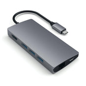 Satechi USB-C Multi-Port Adapter 4K HDMI w/ Ethernet V2 (Silver)