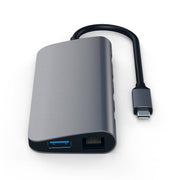 Satechi Type-C Multimedia Adapter 4K Ethernet Display-Port - Space Grey