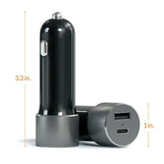 Satechi 72W USB-C PD Car Charger (Space Grey)