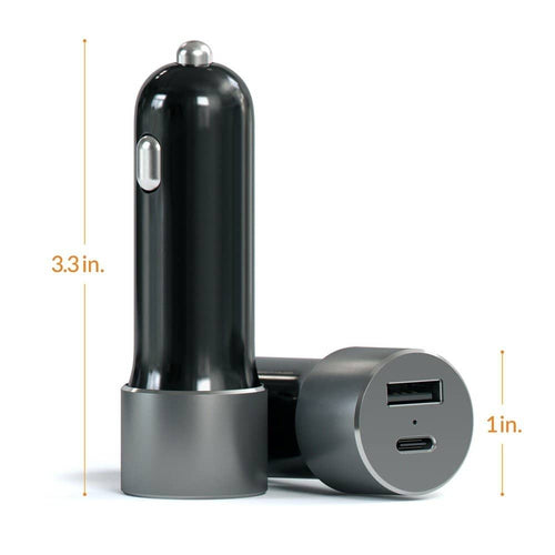 Satechi 72W USB-C PD Car Charger (Space Grey)
