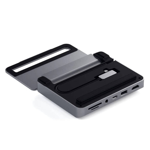 Satechi Aluminium Stand Hub For iPad Pro & Selected Tablets (Space Grey)