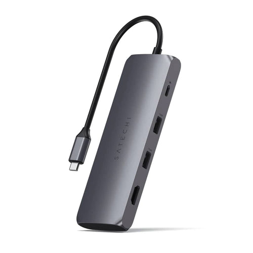Satechi USB-C Hybrid Multiport Adapter with SSD Enclosure (Space Grey)