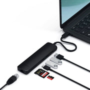 Satechi USB-C Slim Multiport with Ethernet Adapter (V3)