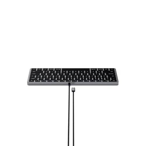Satechi Slim W1 USB-C Wired Keyboard (Space Grey)
