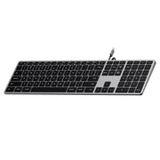 Satechi Slim W3 USB-C Wired Keyboard (Space Grey)