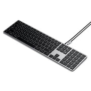 Satechi Slim W3 USB-C Wired Keyboard (Space Grey)