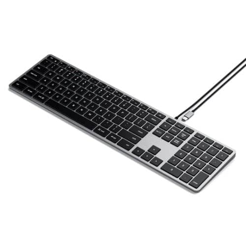 Satechi Slim W3 USB-C Wired Keyboard (Space Grey)