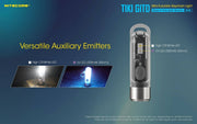Nitecore TIKI GITD Blue glow in the dark 300 lumen keychain light