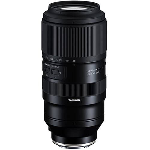 Tamron 50-400mm f/4.5-6.3 Di III VC VXD Lens for Sony E
