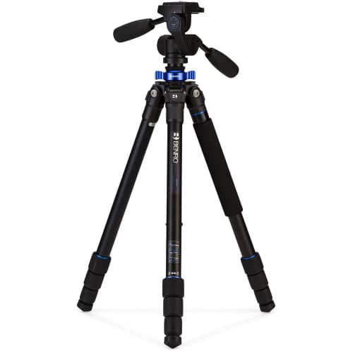 Benro Mach3 Tripod Series 1, Aluminium, 4 Section, Twist Lock, HD1 Head