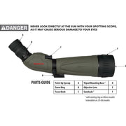 Tasco 20-60x80 Spotting Scope (Angled Viewing)