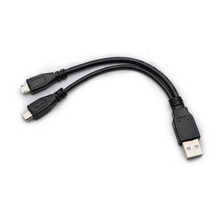 HUAHUI UC5017 Usb AM To 2x Micro USB M Cable